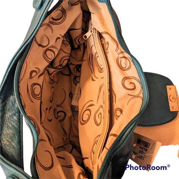 B.LUSH Turquoise Handbag NWT - Picture 5 of 5